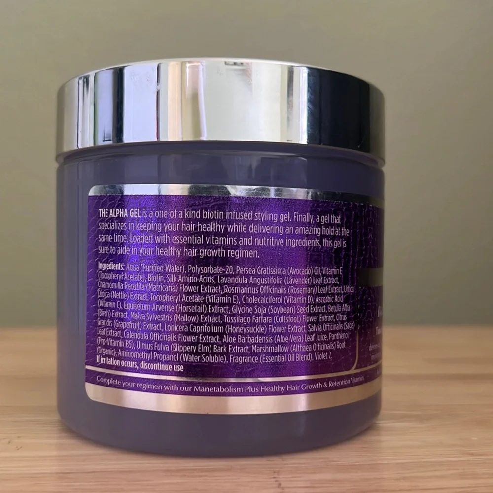 The Mane Choice The Alpha Orchid Biotin Infused Styling Gel 16 oz NEW